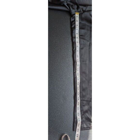 Rachel Zoe Pants Black Wide Leg Crop Elastic Back High Rise Size Small - Picture 4 of 9